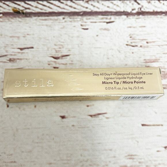 STILA Stay All Day Waterproof Intense Black Liquid Eye Liner - Picture 1 of 2